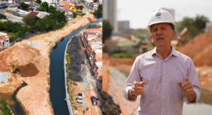 Obra no Rio Cotia avança em área com histórico de enchentes entre Barueri e Carapicuíba